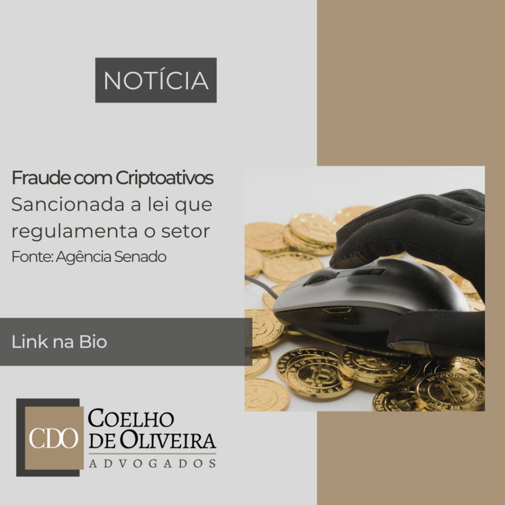 Regulamentação do mercado de criptomoedas é sancionada